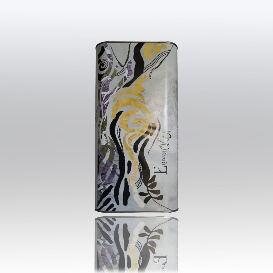 Aceite de oliva virgen extra ecológico en lata de 5 L (caja de 4 unidades = 20 L = 9 €/L)