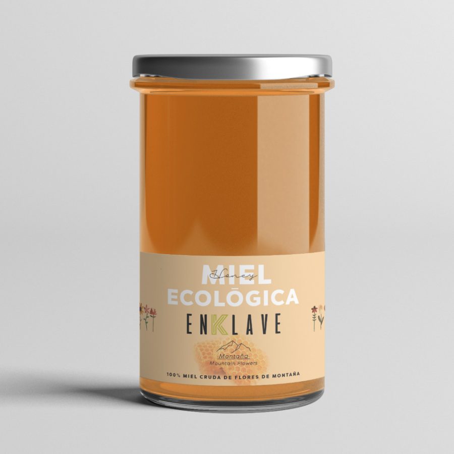 Miel cruda ecológica de Andalucía (caja 12 x 375gr)